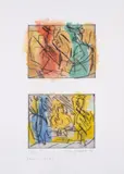 Untitled by Oleg Kudryashov, Etching with aquatint extensively hand-coloured with watercolour, sold Jul 2025