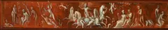 Design for a frieze by Thomas Stothard, Oil on paper laid to canvas, sold Jul 2025