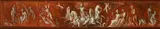 Design for a frieze by Thomas Stothard, Oil on paper laid to canvas, sold Jul 2025
