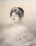 Portrait of adélaïde de la grange by Anne-Louis Girodet, watercolor, sold Jul 2025