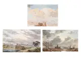 Untitled by Joseph Gandy, Pencil and watercolour The first signed, sold Jul 2025