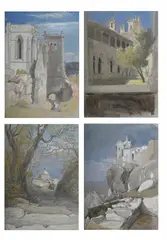 Untitled by James Holland, Pencil and watercolour, sold Jul 2025
