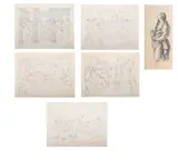 Untitled by John White Abbott, Pencil, unframed The first five signed with a monogram and inscribed `RAPHAEL', sold Jul 2025