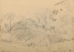Paysage by Pierre Bonnard, Pencil, sold Jul 2025