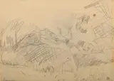 Paysage by Pierre Bonnard, Pencil, sold Jul 2025