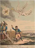 Bonaparte leaving egypt by James Gillray, Etching with original hand-colouring Published by Hannah Humphrey, sold Jul 2025