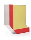 Lower case a by Richard Smith, 1966, Acrylic on shaped canvas, sold Jul 2025