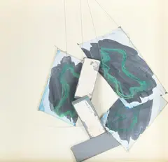 Untitled maquette 47 by Richard Smith, 1990, Mixed media, sold Jul 2025