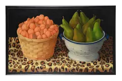 Mixed nuts and pears by Lisa Smith, Oil on canvas, sold Jun 2025