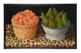 Mixed nuts and pears by Lisa Smith, Oil on canvas, sold Jun 2025