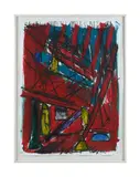Untitled by Bruce McLean, 1987, Acrylic and ink on paper, sold Jun 2025