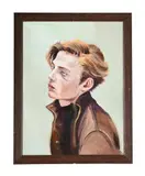 Portrait of a gentleman by Clive Fredriksson, Oil on canvas board, sold Jun 2025