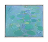 Waterlilies by Muriel Cuckney, Oil on canvas, sold Jun 2025