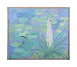 Waterlilies by Muriel Cuckney, Oil on canvas, sold Jun 2025
