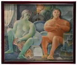 Un caso de regresion by Napoléon Paredes, Oil on canvas, sold Jun 2025