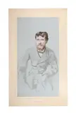 Study of a seated gentleman by Carlo Pellegrini, Watercolour, sold Jun 2025
