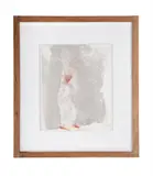 Tree figure by Th Century, Watercolour and red chalk, sold Jun 2025