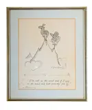 I'm not in the mood by Michael ffolkes, Ink, wash, pencil, heightened with white, sold Jun 2025