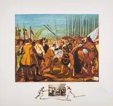 Le reddition de Breda by Salvador Dalí, Lithograph printed in colours, sold Jun 2025