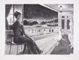 Untitled by Paul Delvaux, Lithograph, sold Jun 2025
