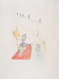 Untitled by Salvador Dalí, Etching with drypoint and pochoir in colours, sold Jun 2025