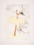 Untitled by Salvador Dalí, Engraving with pochoir in colours, sold Jun 2025