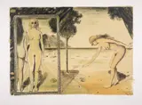 Untitled by Paul Delvaux, Lithograph printed in colours, sold Jun 2025