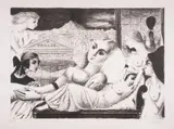 Untitled by Paul Delvaux, Lithograph, sold Jun 2025