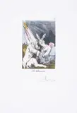 Untitled by Salvador Dalí, Drypoint on heliogravure with pochoir in colours, sold Jun 2025
