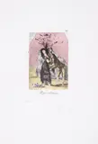 Untitled by Salvador Dalí, Drypoint on heliogravure with pochoir in colours, sold Jun 2025