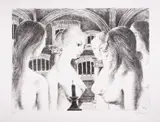 Untitled by Paul Delvaux, Lithograph, sold Jun 2025
