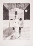 Untitled by Paul Delvaux, Lithograph, sold Jun 2025
