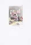 Untitled by Salvador Dalí, Drypoint on heliogravure with pochoir in colours, sold Jun 2025