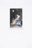 Untitled by Salvador Dalí, Drypoint on heliogravure with pochoir in colours, sold Jun 2025