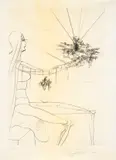 espace, from Roi, je t by Salvador Dalí, Drypoint, sold Jun 2025