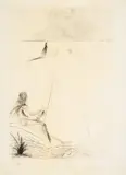 Untitled by Salvador Dalí, Drypoint, sold Jun 2025