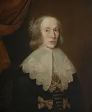 Portrait of ann mytton (d. 1690) by Thomas Leigh, Oil on canvas, sold Jun 2025
