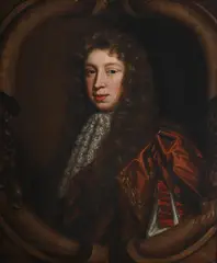 Portrait of sir george cooke by Mary Beale, Oil on canvas, sculptured oval, sold Jun 2025