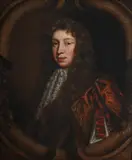 Portrait of sir george cooke by Mary Beale, Oil on canvas, sculptured oval, sold Jun 2025