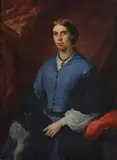 Portrait of emma julia sykes by Cavaliere Alessandro Capalti, Oil on canvas, sold Jun 2025