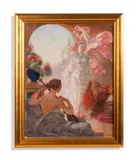 The dancing maiden by Mile Jean Marie Brunet, Oil on canvas, offered Oct 2026