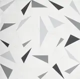 Untitled (composition with grey triangles) by Michael Canney, Pencil and alkyd on board, offered Jul 2026