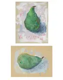Untitled by Adrian Ryan, oil on paper, sold Jul 2026