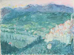 Callian, var, france by Adrian Ryan, 1968, Oil on canvas board, offered Jul 2026
