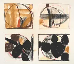 Untitled by Paul Feiler, Pastel and watercolour, offered Jul 2026