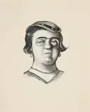 I am a plain wife by Rex Whistler, 1933, Pen and ink and wash, sold Jul 2026