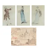 Untitled by Oliver Messel, watercolour, sold Jul 2026