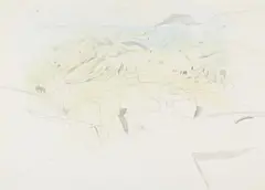 Volterra by Bryan Ingham, Pencil heightened with watercolour, offered Jul 2026
