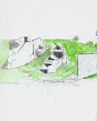 Rocks forms by Graham Sutherland, Watercolour, pen and ink and pencil, offered Jul 2026
