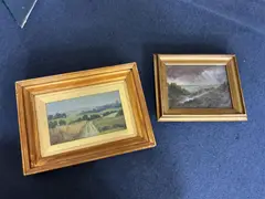 Untitled by Arthur Lucas, oil on board, sold Oct 2026
